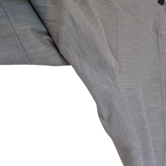 Lululemon Ride On Crop Legging Reflective Grey Slub Denim Rel: 2012 Women's 8 - Picture 15 of 16